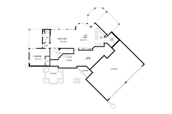 Optional Basement Plan image of Bellingham House Plan